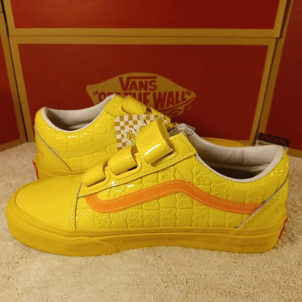 Vans X Haribo Youth 2 Old Skool V Checkerboard Yellow VN0A3D29BK2